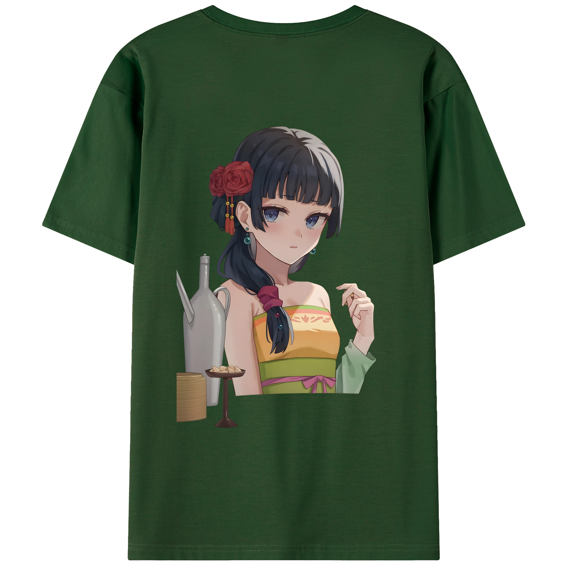 （画像用） 薬屋のひとりごと The Apothecary Diaries 綿100％半袖Tシャツ（背面プリント）